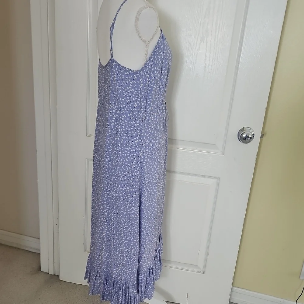 Rails Fridal Sky Blue Daisies Floral Print Midi Dress - Picture 4 of 9